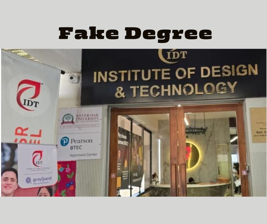 IDT Institute of Design and Technology निर्दोष छात्रों को गुमराह कर रहा है।