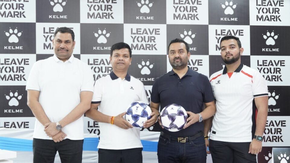 LtoR: Shiv Kumar Sharma, Director Kelme India; Ranjit Singh, Director, Kelme India; Pradip Neaupane, Kelme Nepal; Anurag Singh, CEO, Kelme India